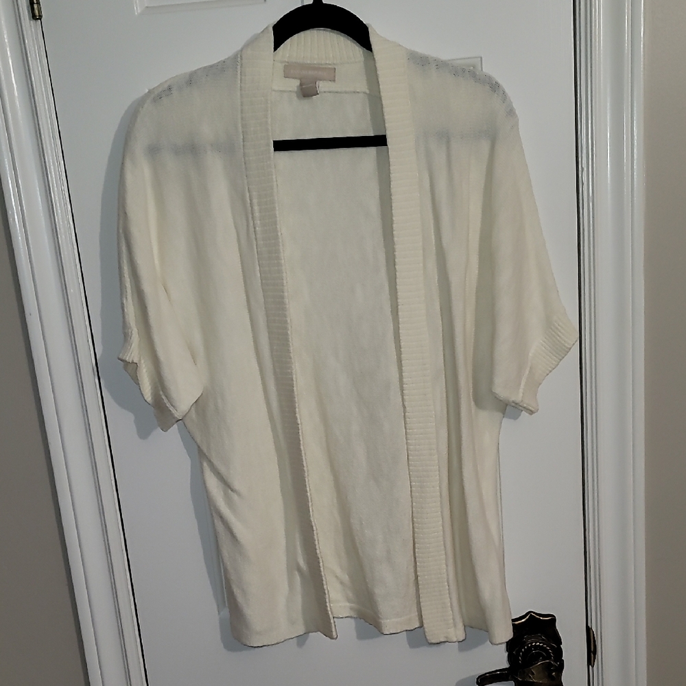 Banana Republic Ivory Knit Cardigan